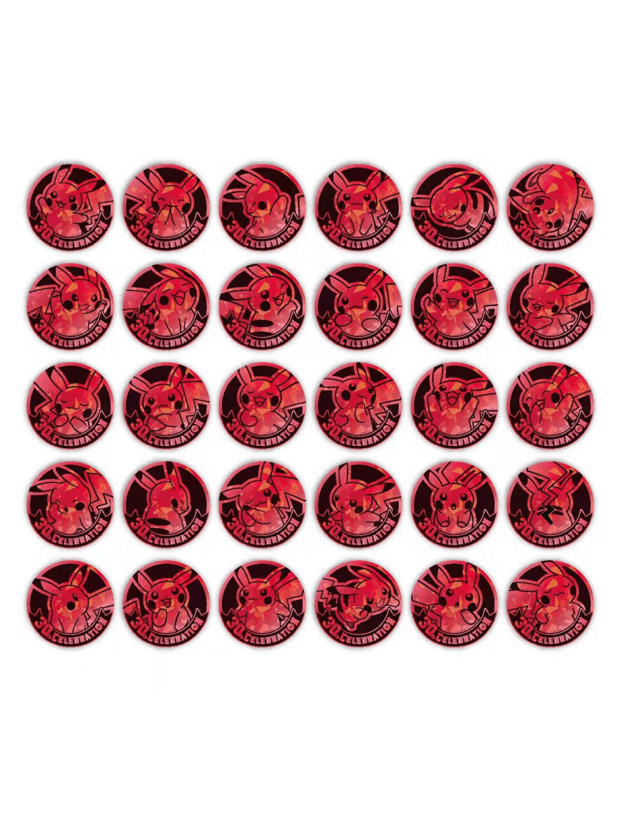 30th Celebration Coin Set - 3 Booster packs, 1 promo en 2 munten - Simplified Chinees Pokémon PRE-ORDER - PokeBro's Zutphen