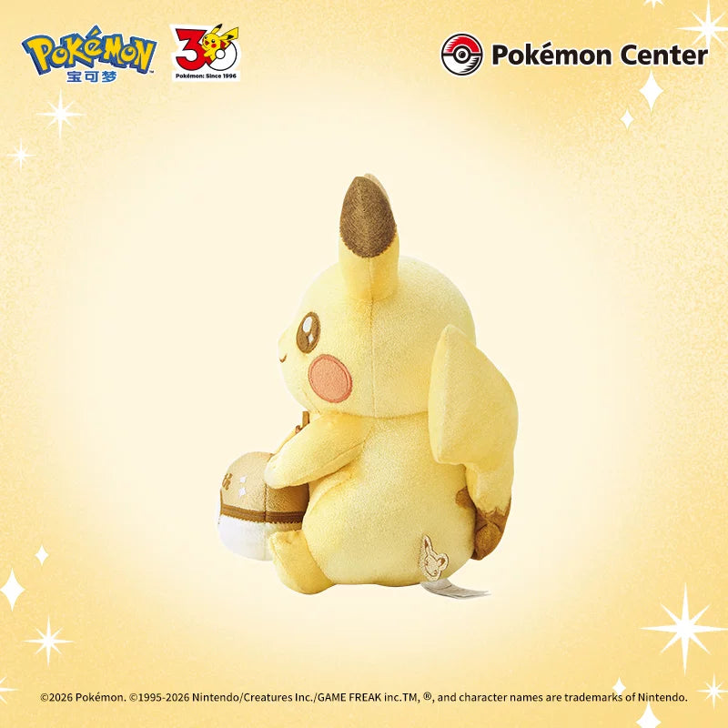 Pokémon Center 30th Anniversary Pikachu-knuffel - Glinsterend