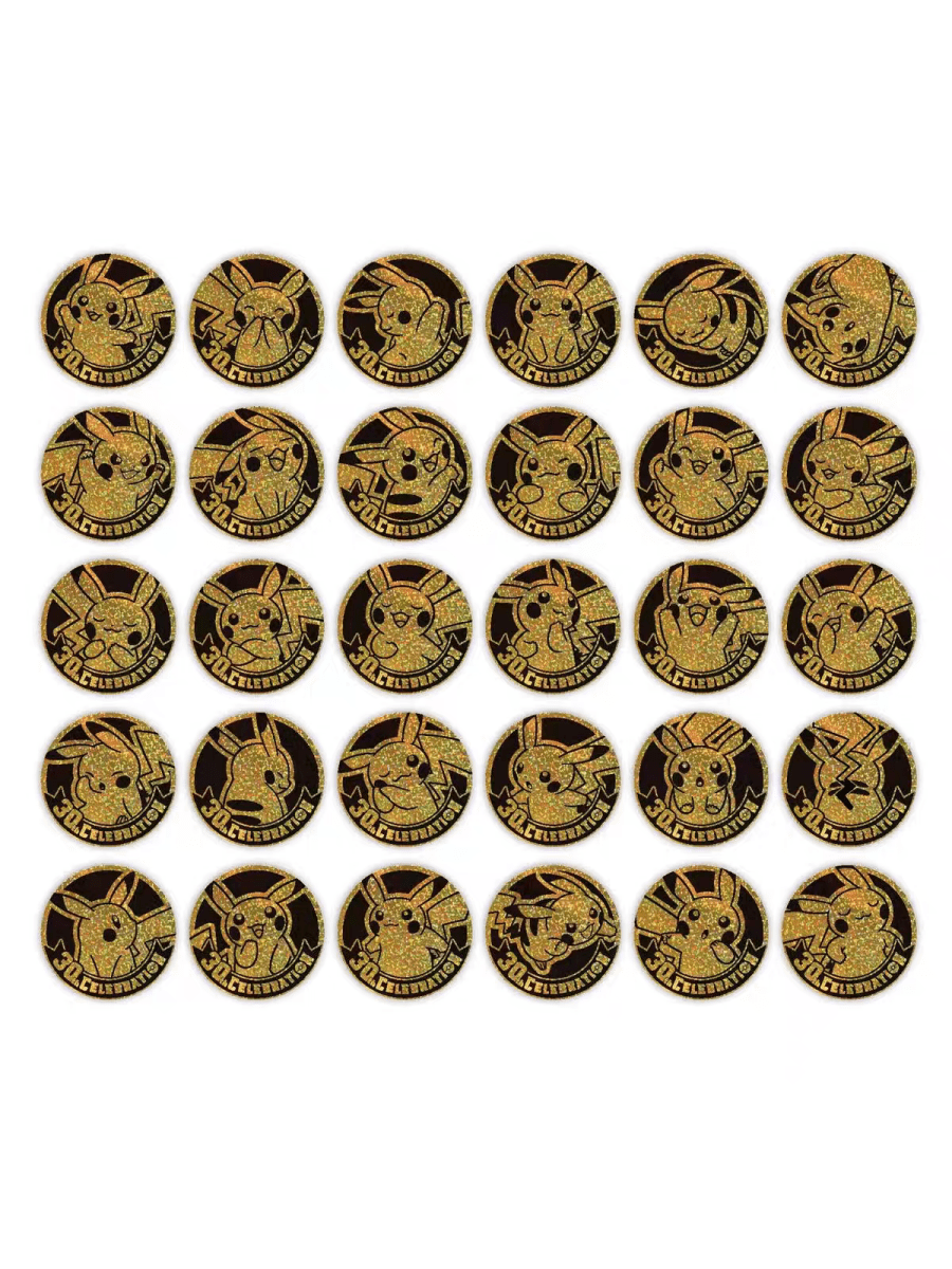 30th Celebration Coin Set - 3 Booster packs, 1 promo en 2 munten - Simplified Chinees Pokémon PRE-ORDER - PokeBro's Zutphen