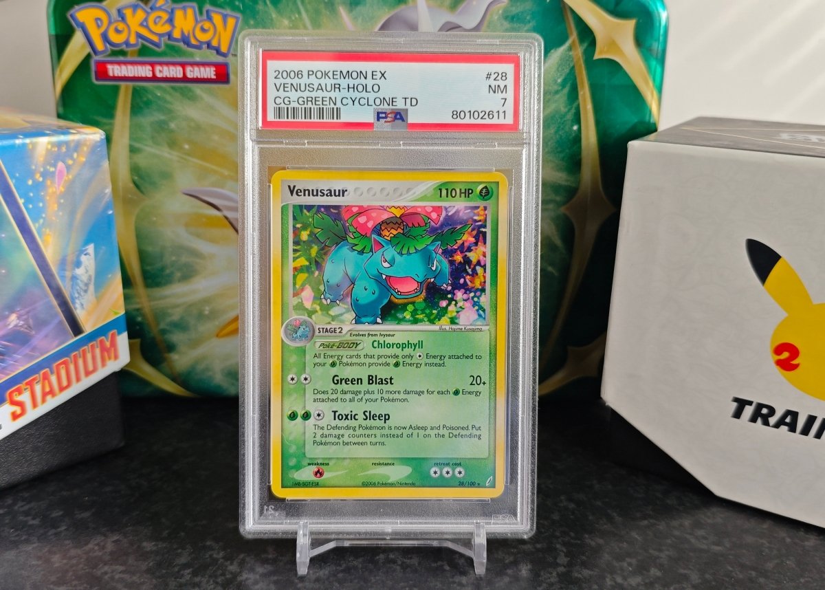 Venusaur 28 holo (PSA7) - Crystal Guardians - PokeBro's Zutphen